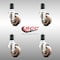 Service Caster 3 Inch 316SS High Temp Glass Filled Nylon 1-1/2 Inch Expanding Stem Caster Set SCC-SS316EX20S314-GFNSHT-112-4 - alternate 4